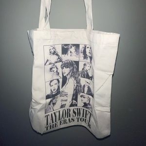 Taylor Swift Eras PIN & Tour VIP Swag Tote Bag and Eras Tour Pin